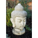 Stone Buddha Head Ornament